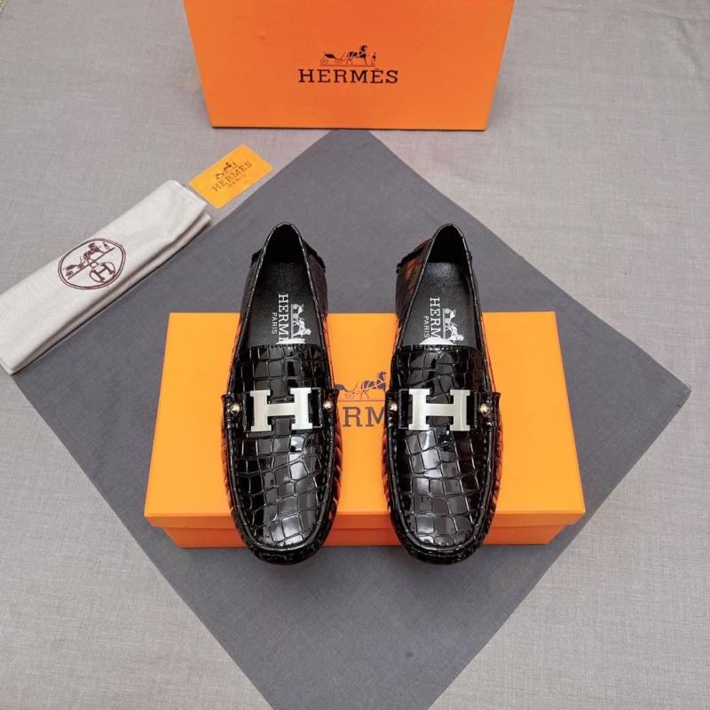 H**mes leather shoes